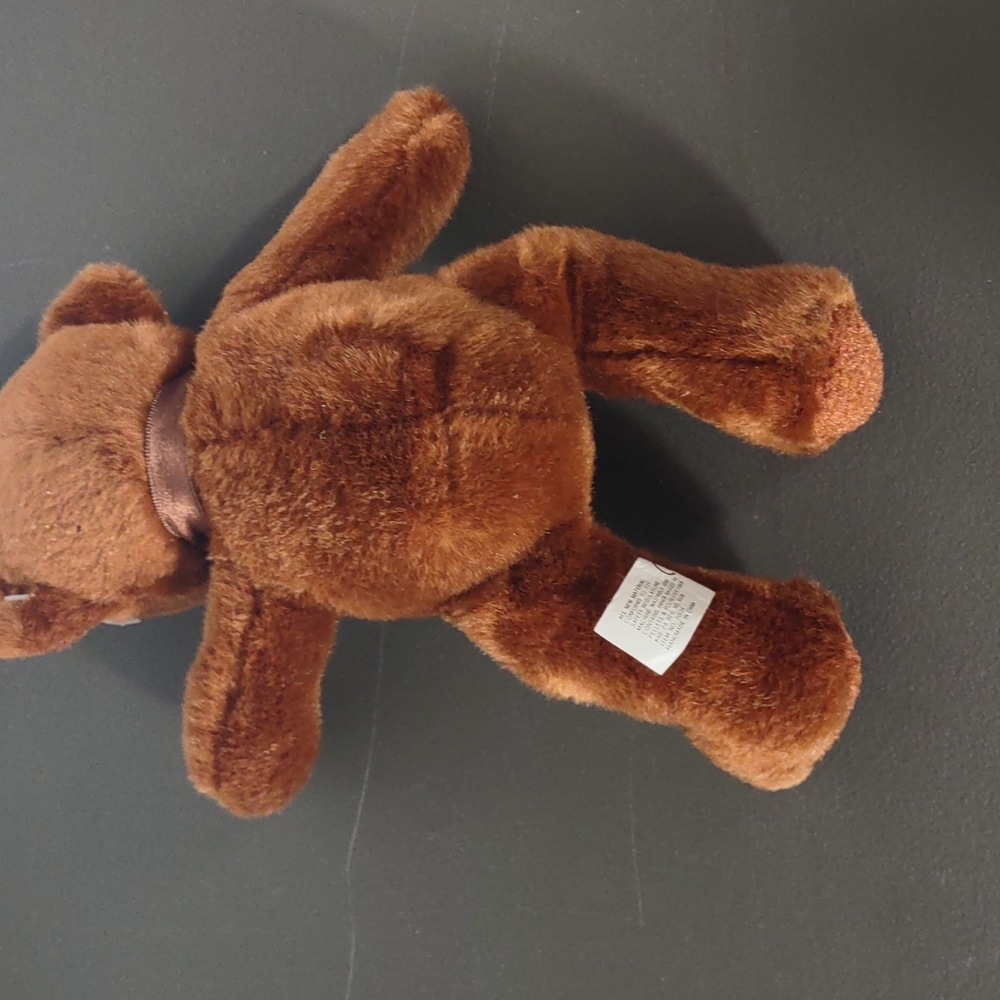 •Collections For Target RB Russ Berrie November heart Brown Teddy Bear 🧸 7.5 in - Picture 3 of 11
